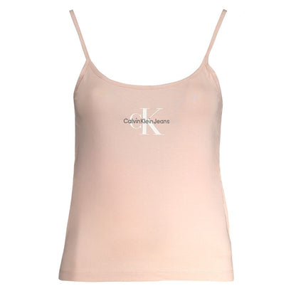 Calvin Klein – Rosafarbenes Baumwoll-Tanktop