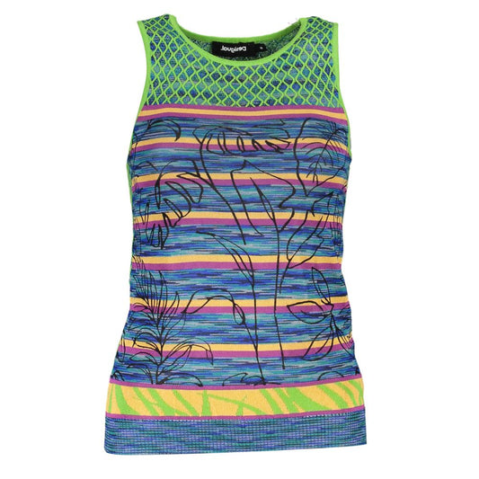 Desigual Grünes Baumwoll-Tanktop