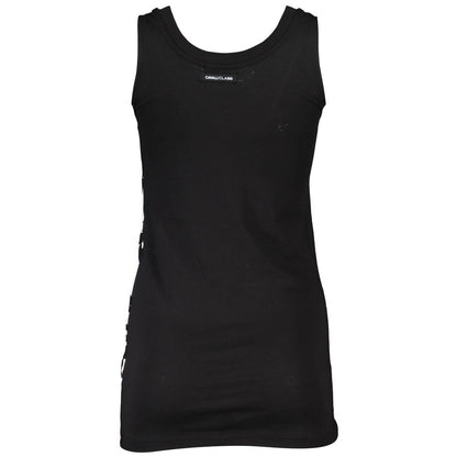 Cavalli Class – Schwarzes Baumwoll-Tanktop