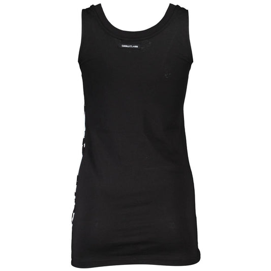 Cavalli Class – Schwarzes Baumwoll-Tanktop