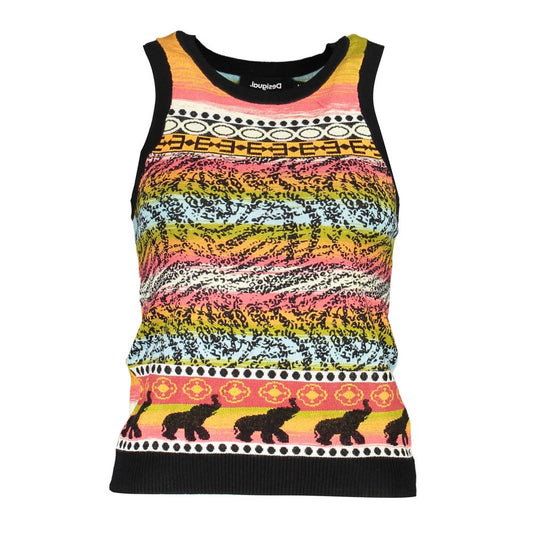 Desigual Schwarzes Baumwoll-Tanktop