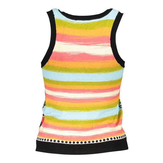 Desigual Schwarzes Baumwoll-Tanktop