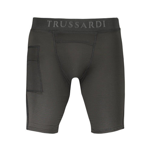 Trussardi Schwarze Polyesterhose