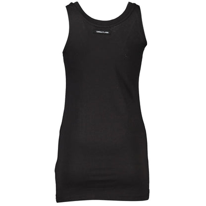 Schwarzes Tanktop aus Baumwolle von Cavalli Class