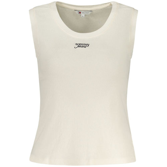 Tommy Hilfiger – Beiges Tanktop aus Baumwolle
