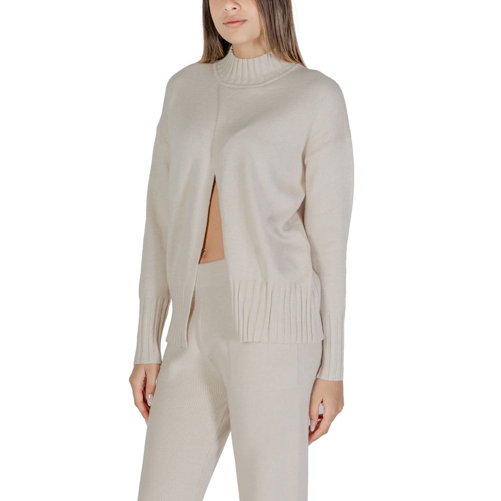 Cleré Beige Viskose-Cardigan