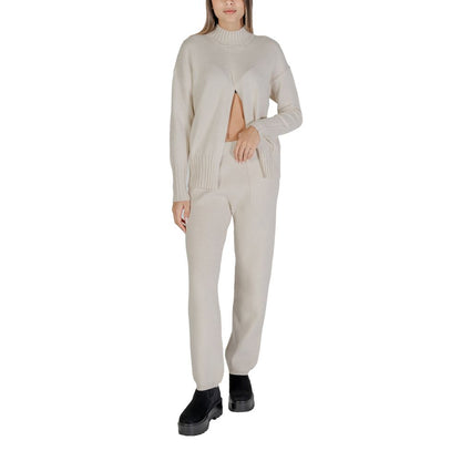 Cleré Beige Viskose-Cardigan