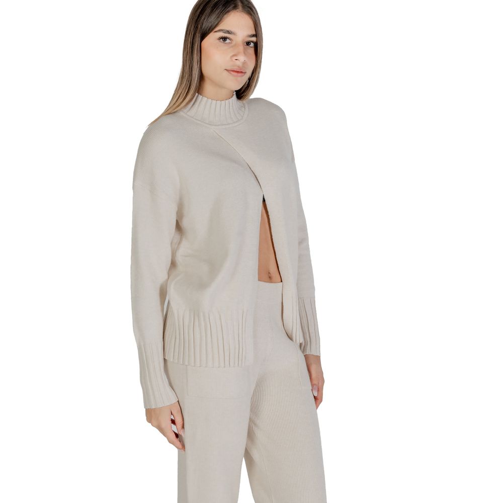 Cleré Beige Viskose-Cardigan