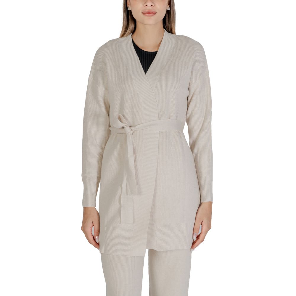 Cleré Beige Viskose-Cardigan