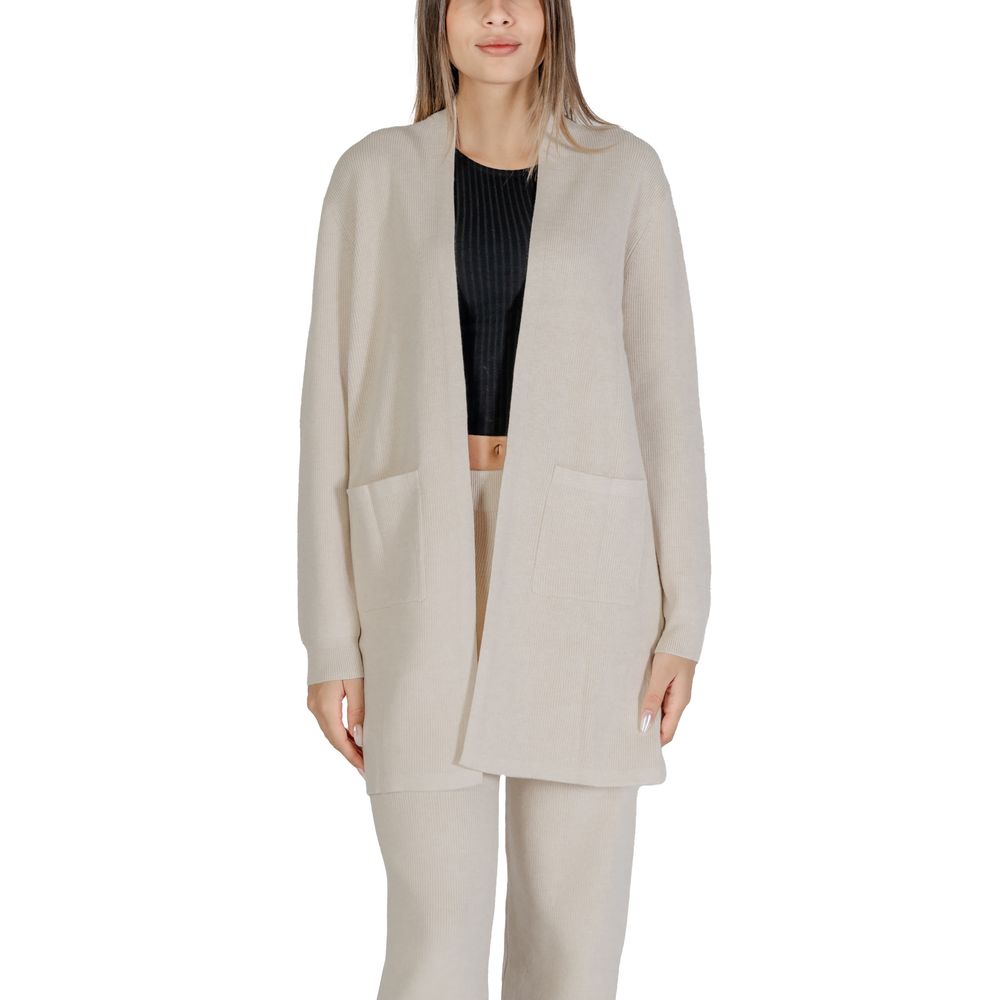 Cleré Beige Viskose-Cardigan