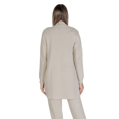 Cleré Beige Viskose-Cardigan