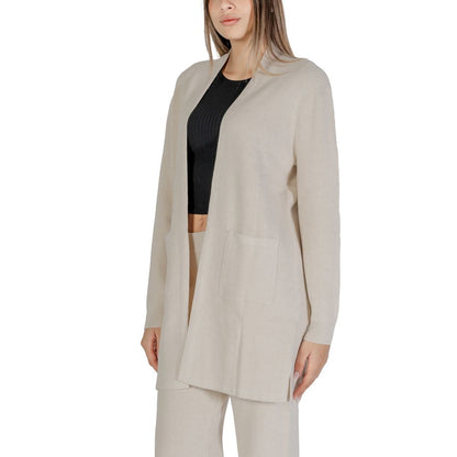 Cleré Beige Viskose-Cardigan