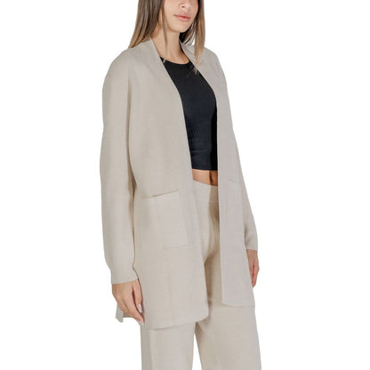Cleré Beige Viskose-Cardigan