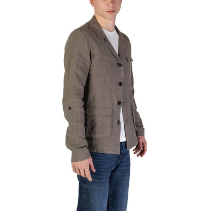 In My Hood – Grüner Leinenblazer