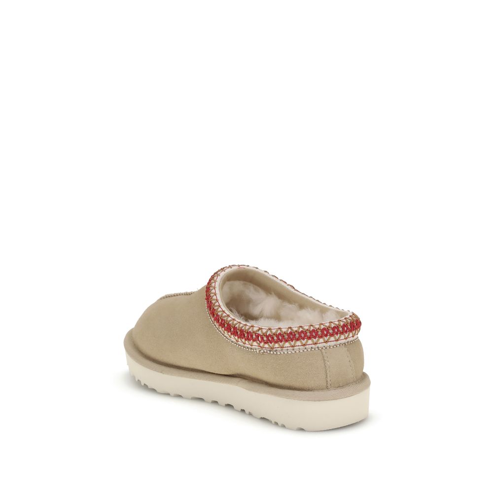 UGG Beige Leather Mules