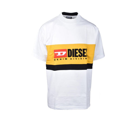 Diesel Weißes Baumwoll-Sweatshirt