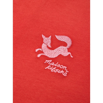 Maison Kitsuné Red Cotton T-Shirt