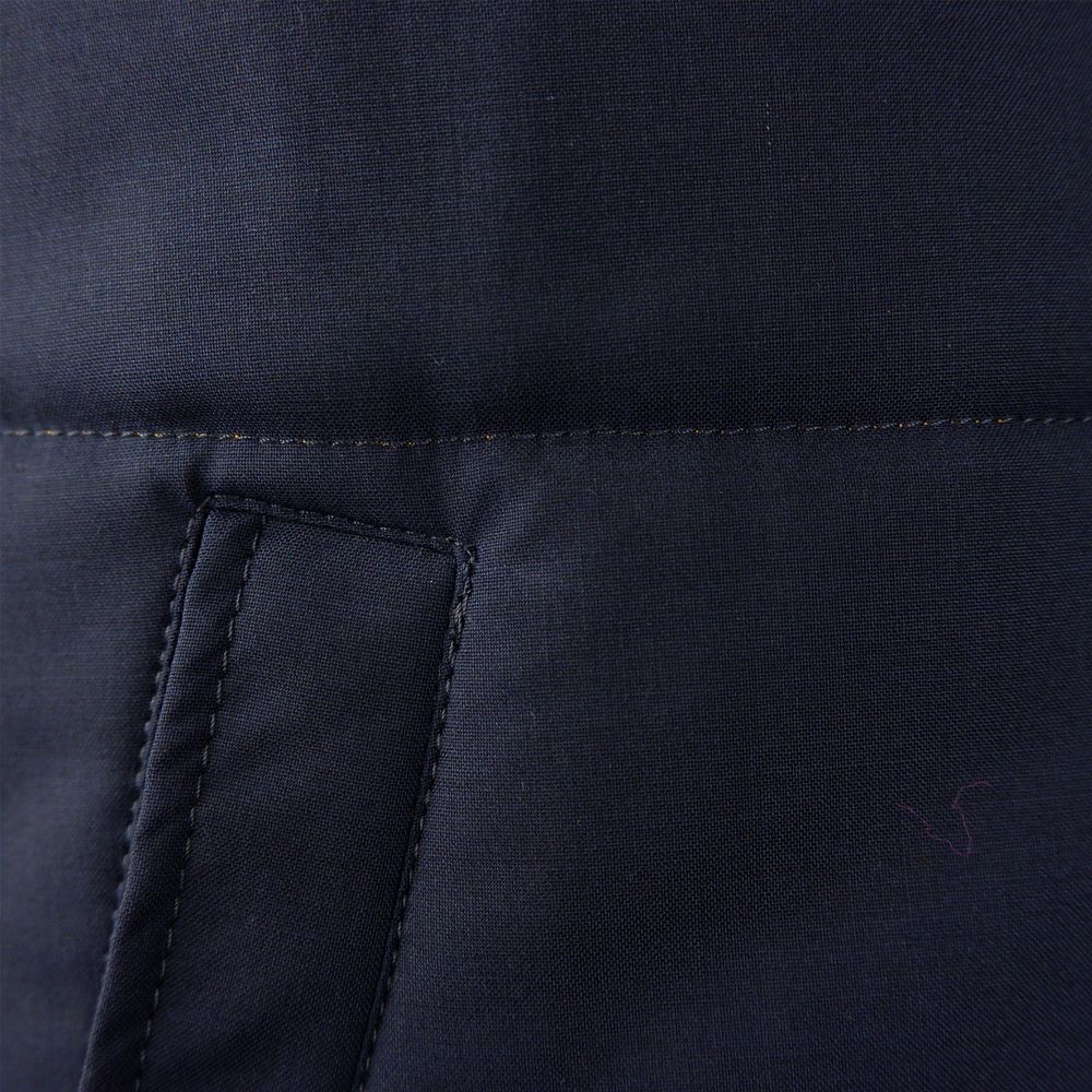 Blaue Wollweste für Herren, hergestellt in Italien