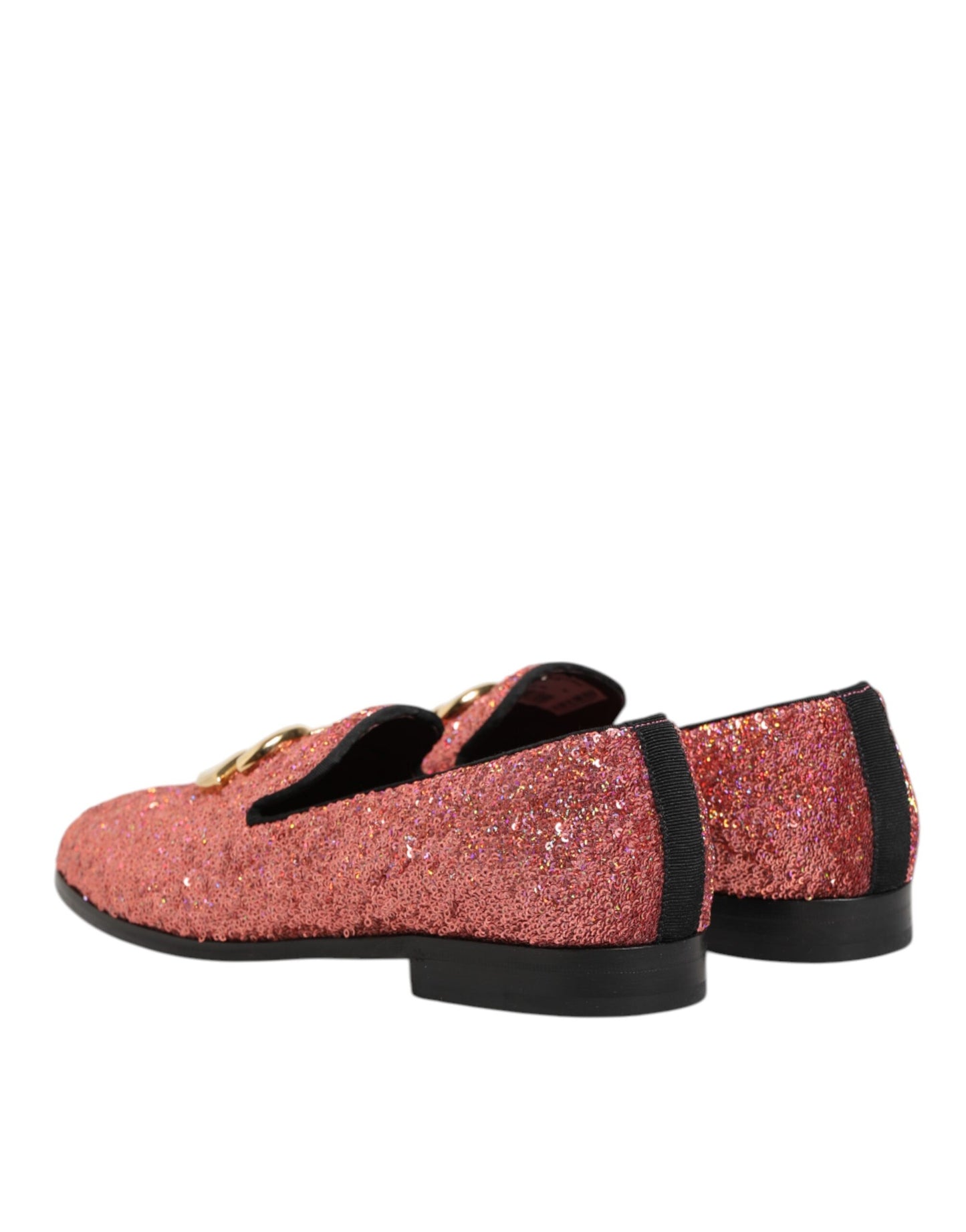 Dolce &amp; Gabbana – Loafer mit Pailletten in Rosa – Formelle Kleidung für Herren