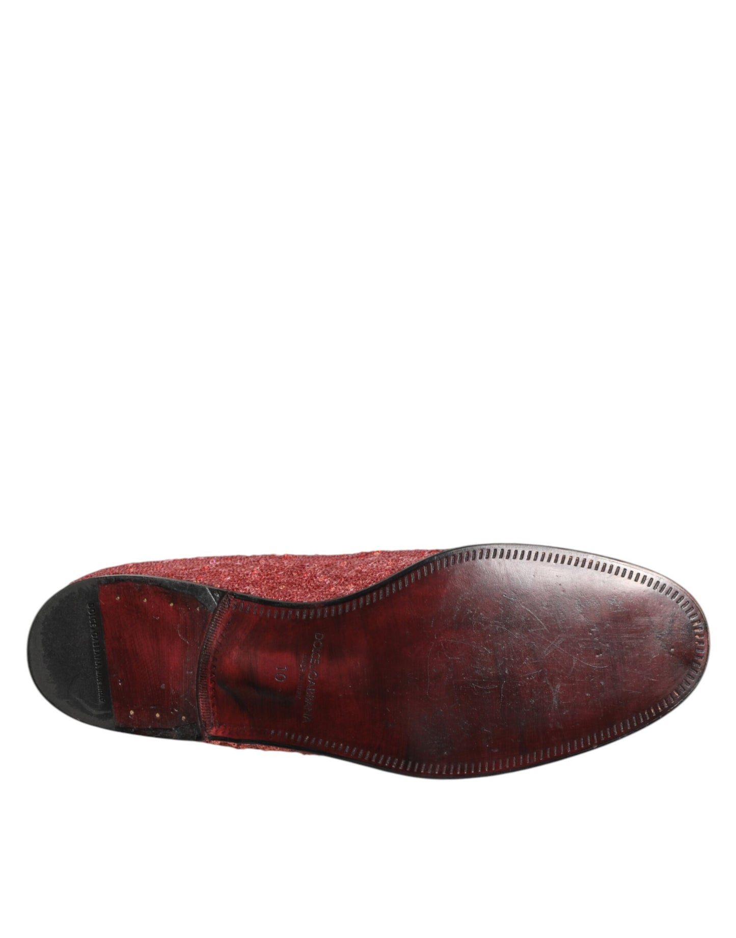 Dolce &amp; Gabbana – Loafer mit Pailletten in Rosa – Formelle Kleidung für Herren