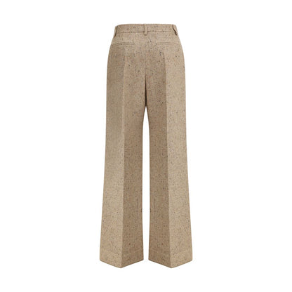 Valentino Palazzo-Hose aus Bottonato Natté