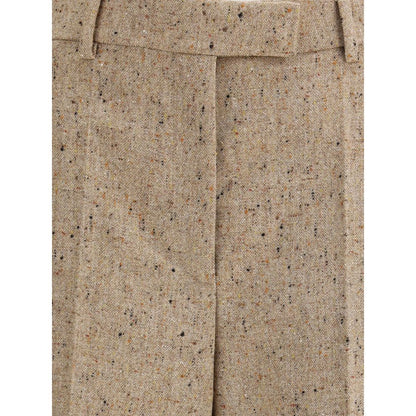 Valentino Palazzo-Hose aus Bottonato Natté