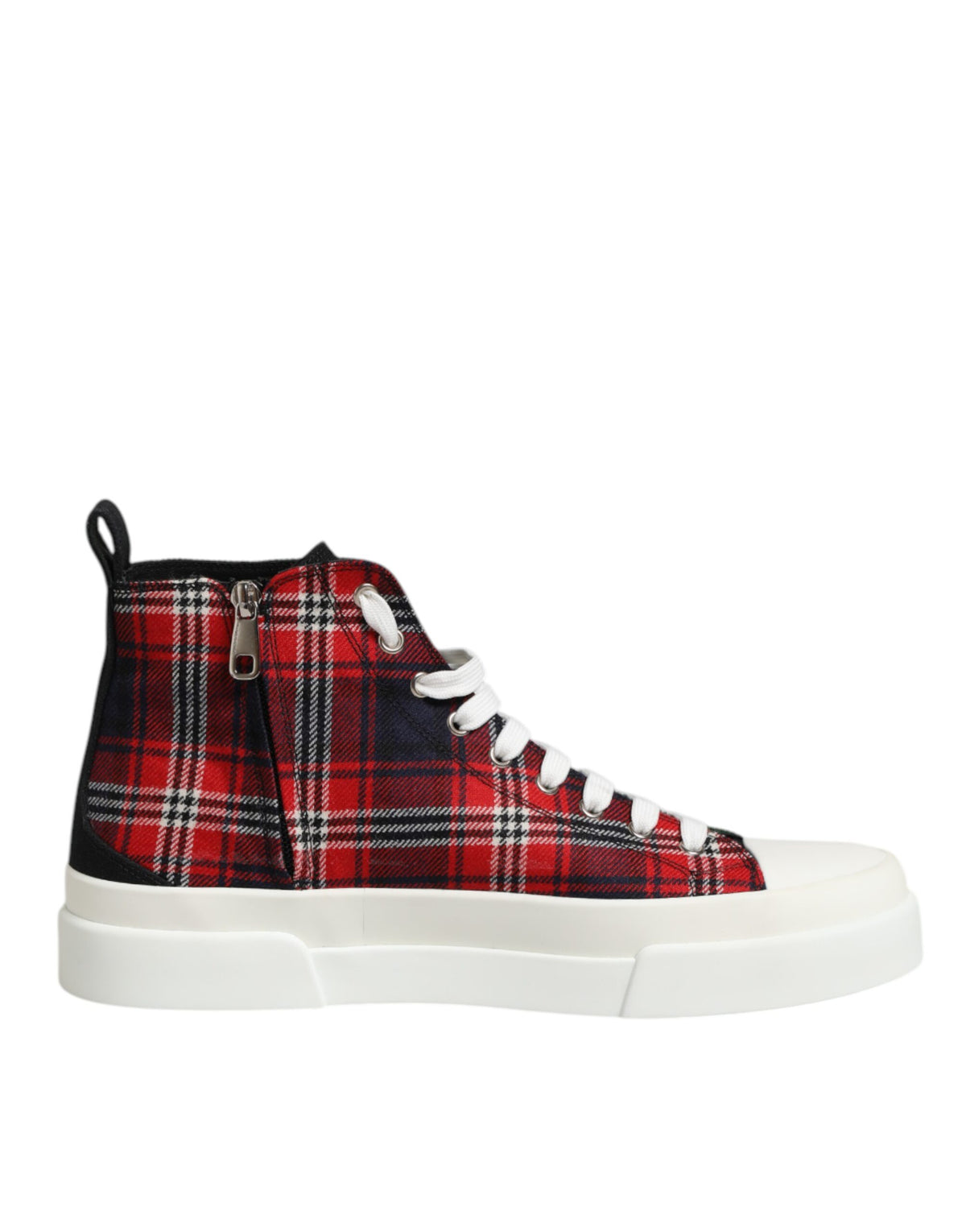 Dolce &amp; Gabbana Mehrfarbige High-Top-Sneakers aus Baumwolle für Herren