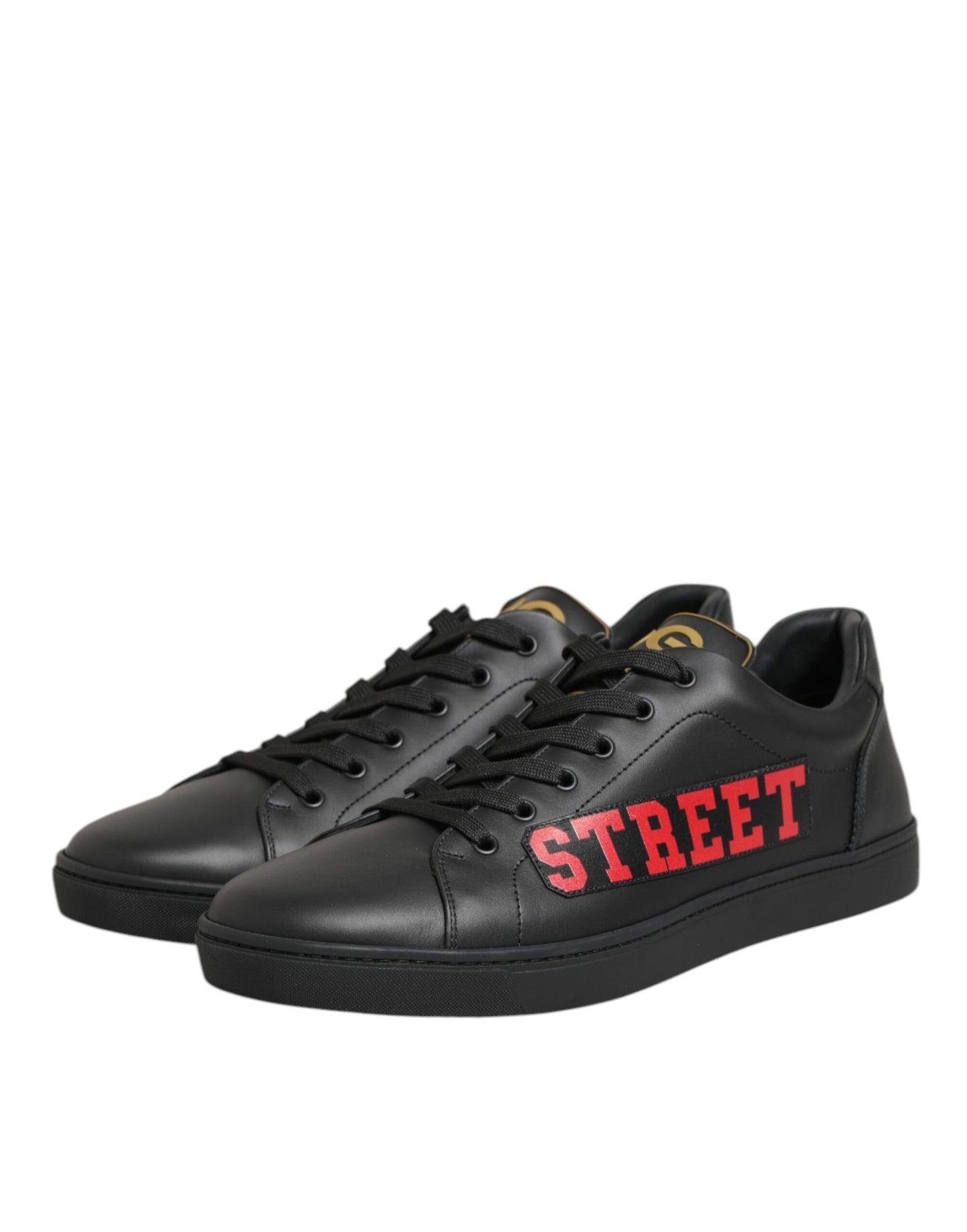 Dolce &amp; Gabbana Schwarz Street Life Low Top Herren Sneakers Schuhe