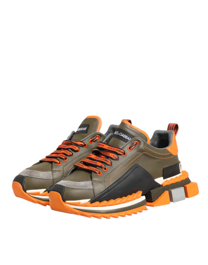 Dolce &amp; Gabbana Mehrfarbige Super King Low Top Sneakers Schuhe