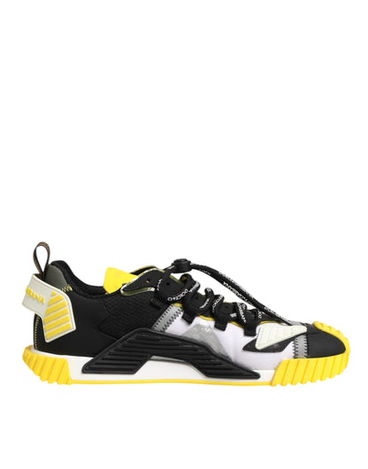 Dolce &amp; Gabbana Mehrfarbige Nylon Low Top NS1 Sneakers Schuhe