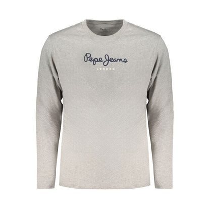 Graues Baumwoll-T-Shirt von Pepe Jeans