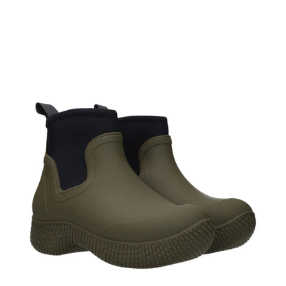 Grüne Stiefeletten aus Baumwolle von Celine