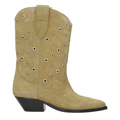Isabel Marant Beige Lederstiefeletten