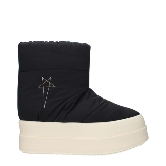 Rick Owens – Schwarze Stoffstiefeletten