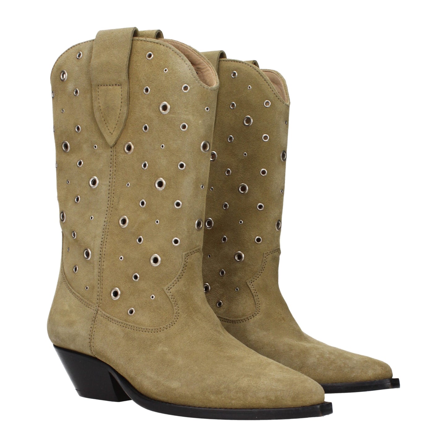 Isabel Marant Beige Lederstiefeletten