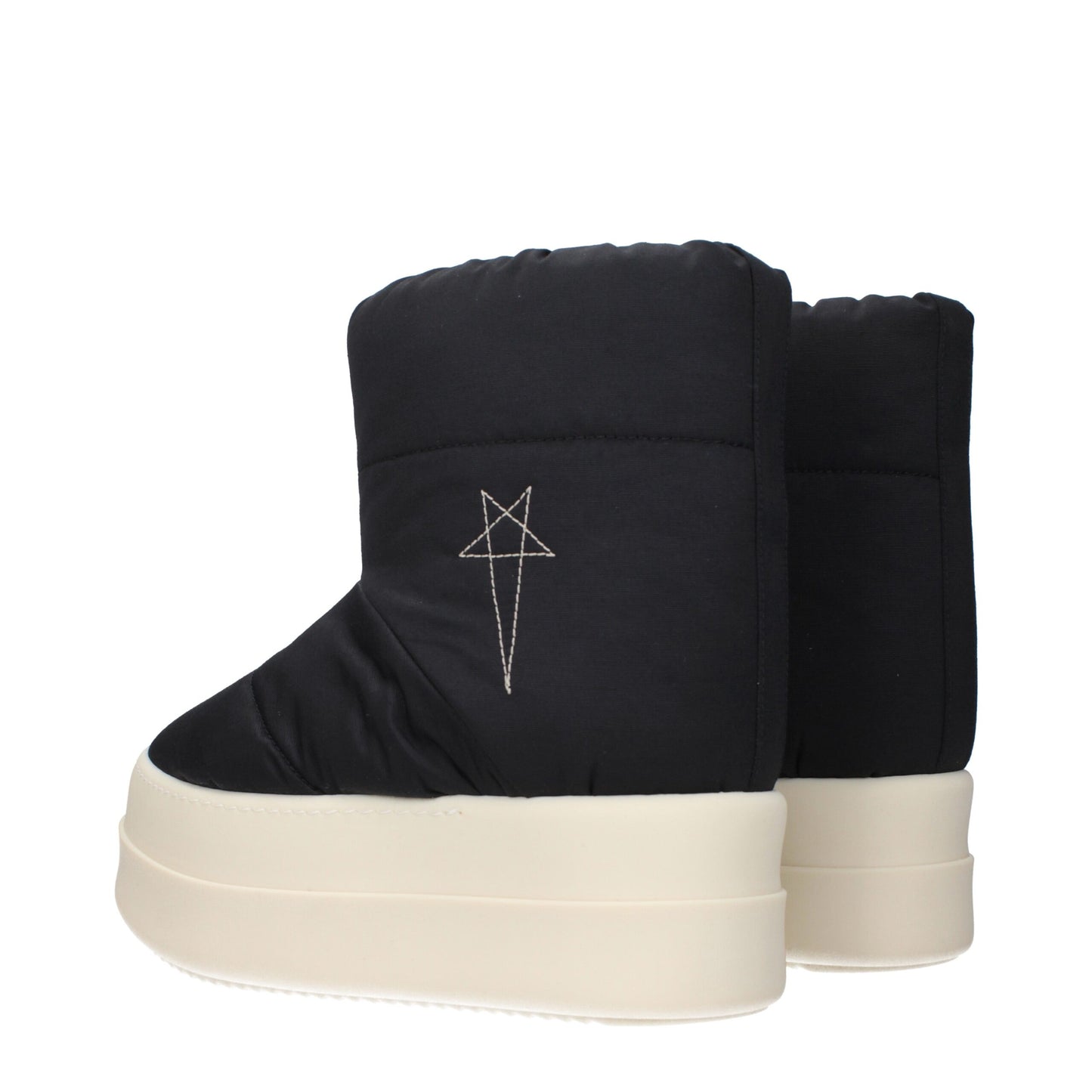 Rick Owens – Schwarze Stoffstiefeletten