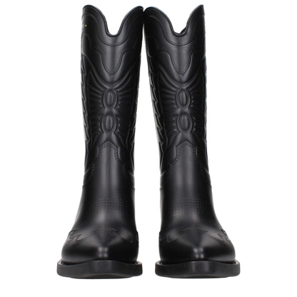 Christian Dior Schwarze Baumwollstiefel