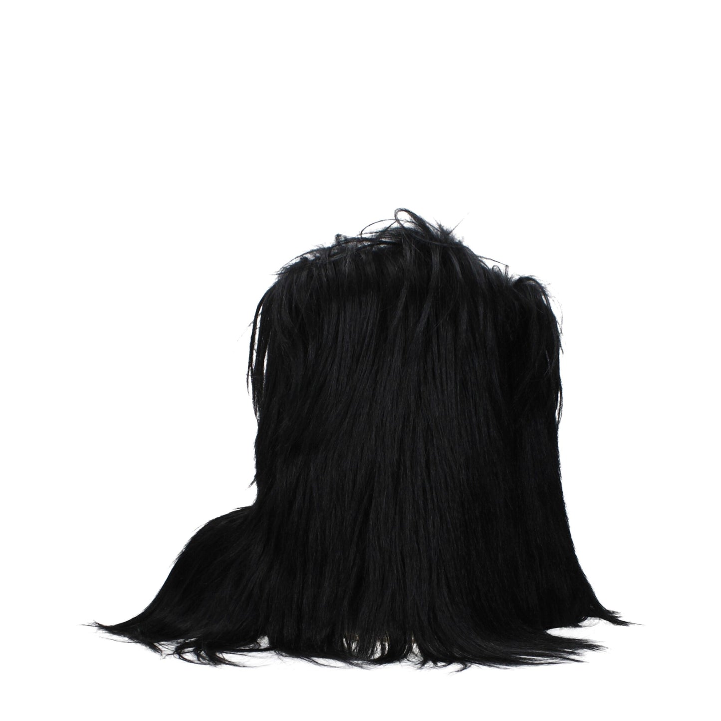 Rick Owens – Schwarze Pelzstiefeletten