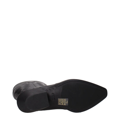 Christian Dior Schwarze Baumwollstiefel