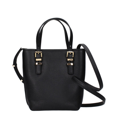 Michael Kors Schwarze Lederhandtaschen