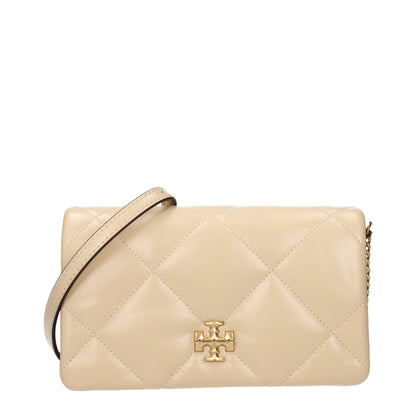 Tory Burch Beige Leder Umhängetaschen