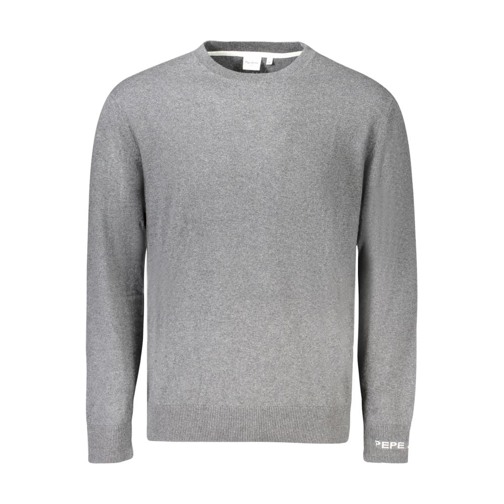 Grauer Baumwollpullover von Pepe Jeans