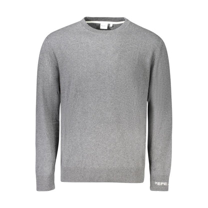 Grauer Baumwollpullover von Pepe Jeans