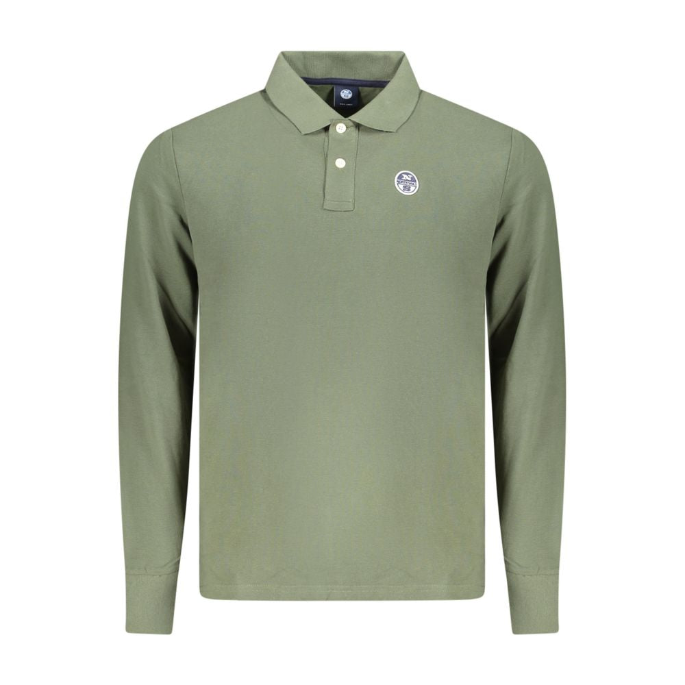Grünes Poloshirt aus Baumwolle von North Sails