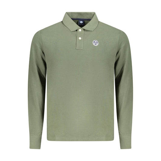Grünes Poloshirt aus Baumwolle von North Sails