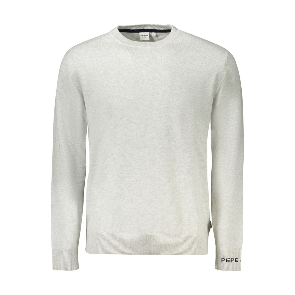 Grauer Baumwollpullover von Pepe Jeans