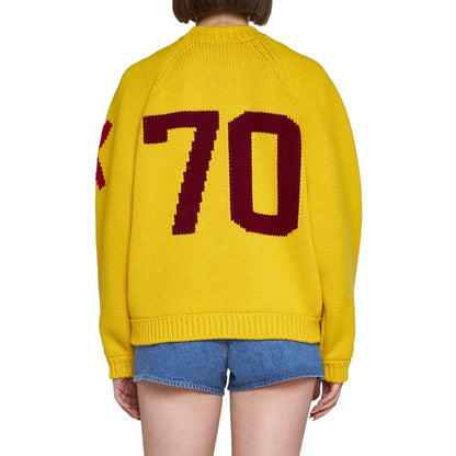 Kenzo Yellow Cotton Sweatshirt