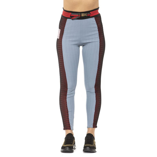 Mr&amp;Mrs Italy Hellblaue Damen-Leggings aus Baumwolle