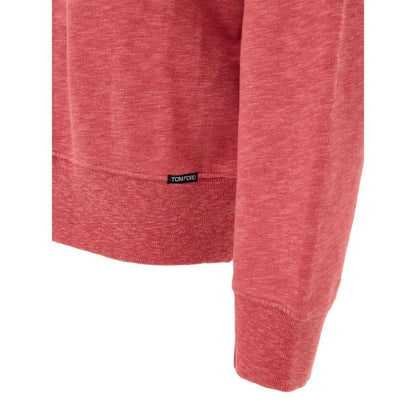 Roter Kapuzenpullover aus Baumwolle von Tom Ford