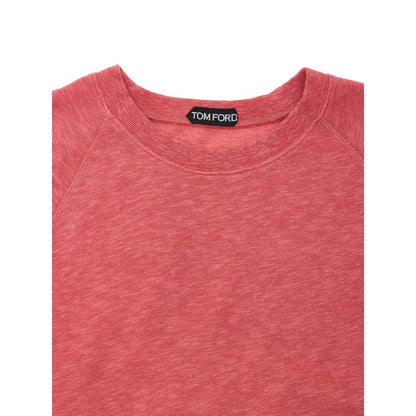 Roter Kapuzenpullover aus Baumwolle von Tom Ford